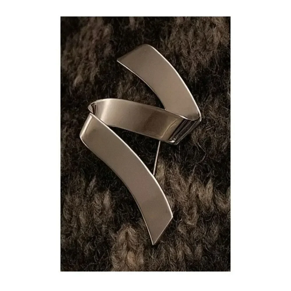 Vintage Monet brooch bold sculptural piece Midcentury modern